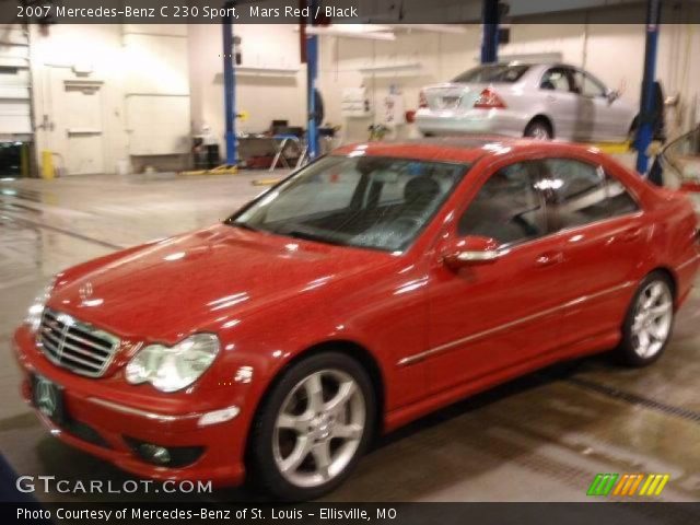 2007 Mercedes-Benz C 230 Sport in Mars Red