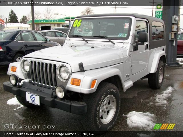 2006 Jeep Wrangler Unlimited 4x4 in Bright Silver Metallic