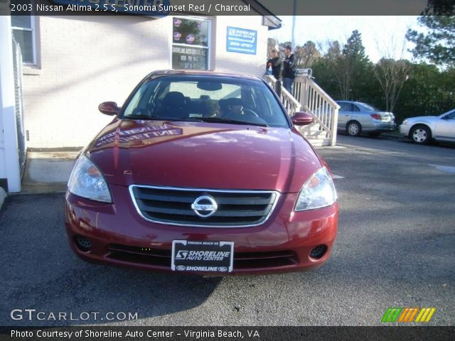 2003 Nissan Altima 2.5 S in Sonoma Sunset Red