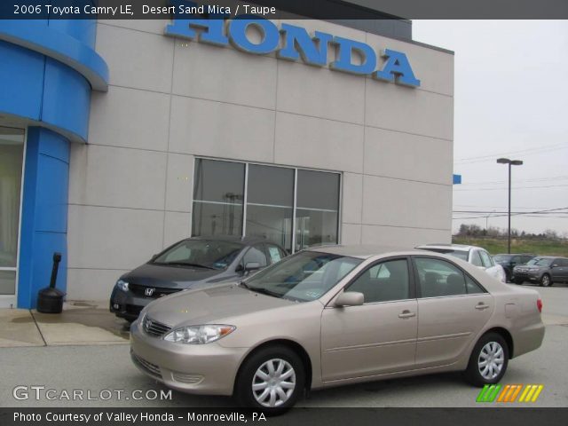 2006 Toyota Camry LE in Desert Sand Mica