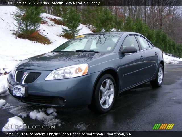 2006 Pontiac G6 V6 Sedan in Stealth Gray Metallic