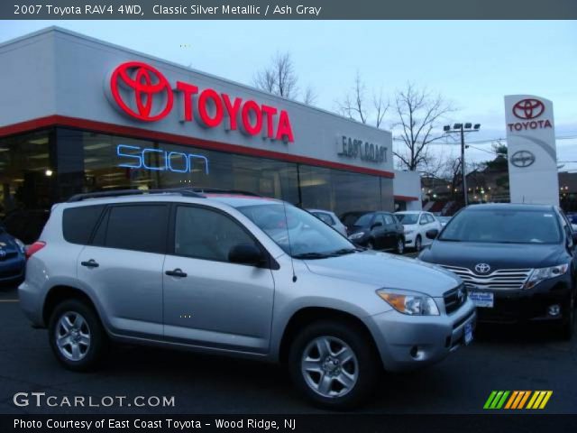2007 Toyota RAV4 4WD in Classic Silver Metallic
