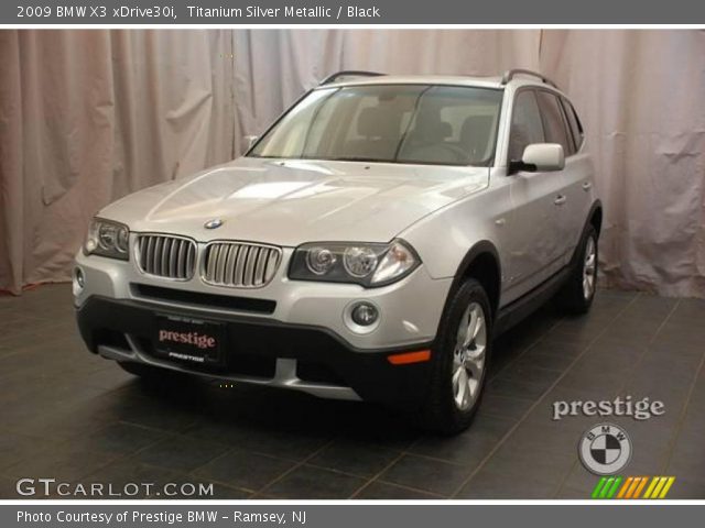 2009 BMW X3 xDrive30i in Titanium Silver Metallic