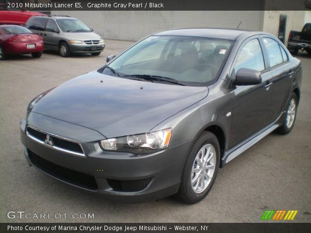 2010 Mitsubishi Lancer ES in Graphite Gray Pearl