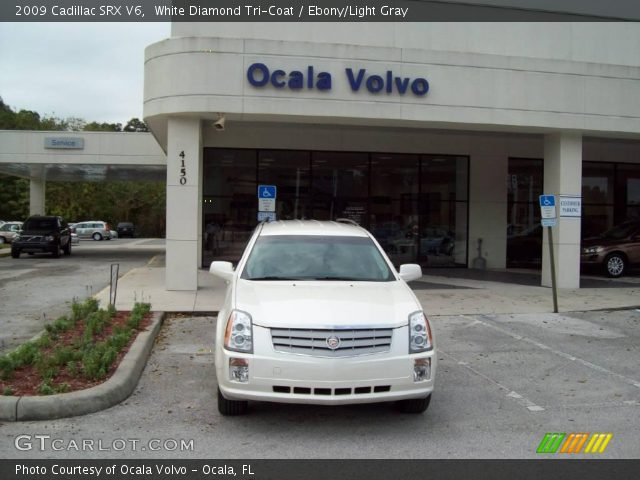 2009 Cadillac SRX V6 in White Diamond Tri-Coat