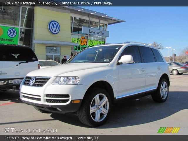 2007 Volkswagen Touareg V6 in Campanella White