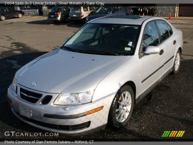 2004 Saab 9-3 Linear Sedan in Silver Metallic