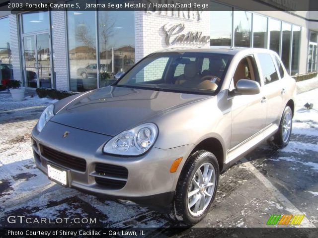 2003 Porsche Cayenne S in Jarama Beige Metallic