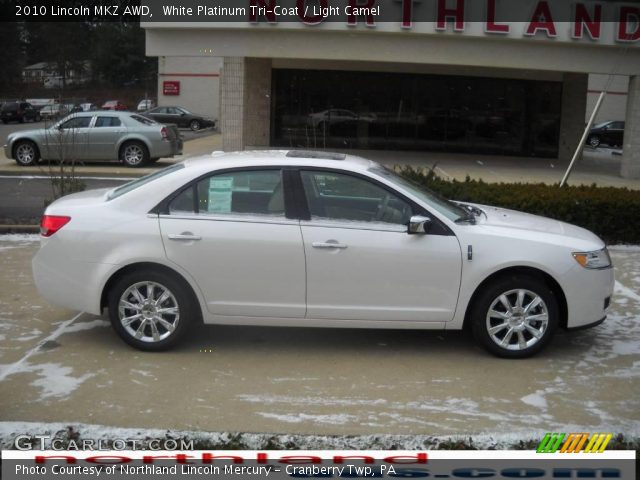 2010 Lincoln MKZ AWD in White Platinum Tri-Coat