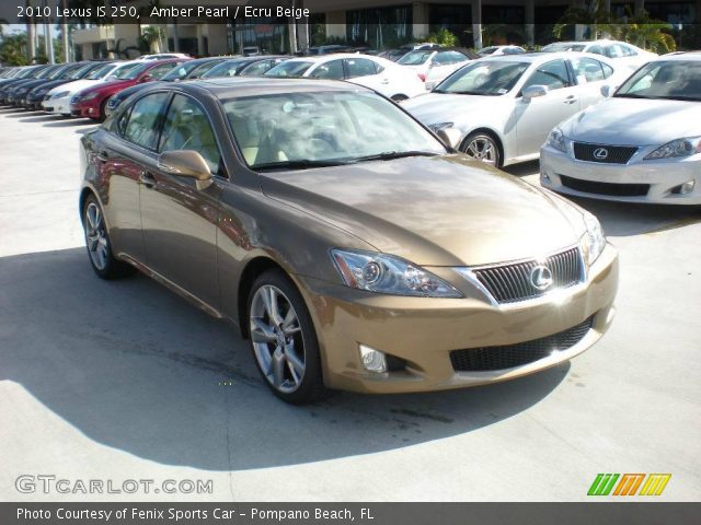 2010 Lexus IS 250 in Amber Pearl