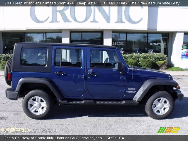Deep water blue pearl jeep wrangler unlimited #3