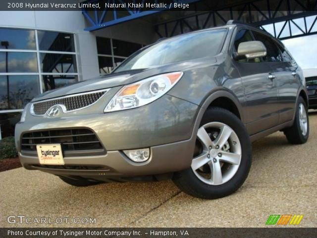 2008 Hyundai Veracruz Limited in Natural Khaki Metallic