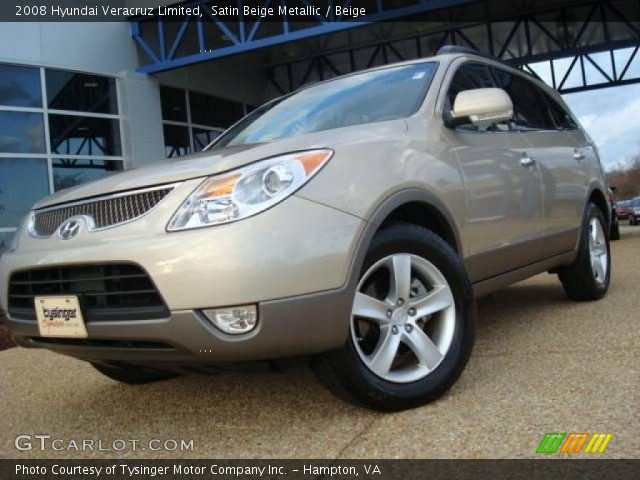 2008 Hyundai Veracruz Limited in Satin Beige Metallic