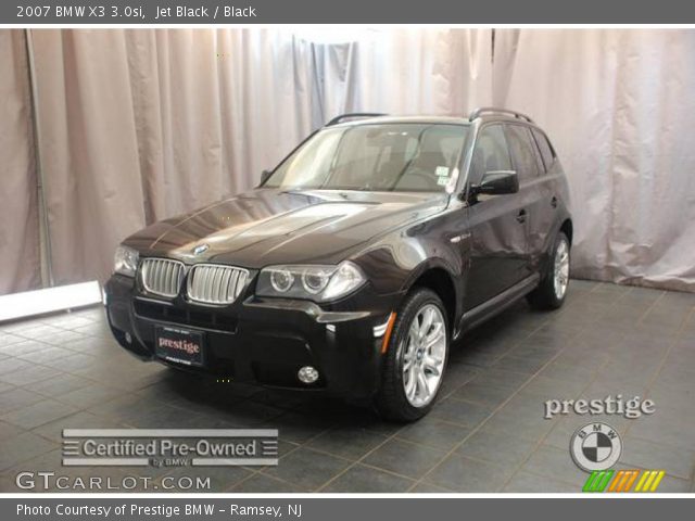 2007 BMW X3 3.0si in Jet Black