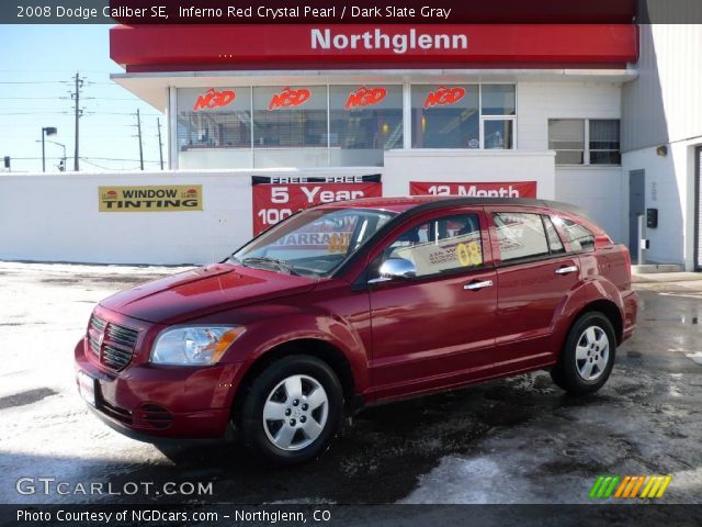 2008 Dodge Caliber SE in Inferno Red Crystal Pearl