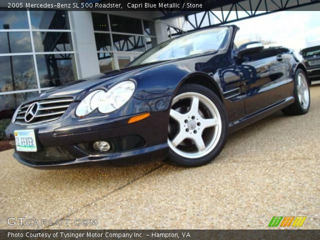 2005 Mercedes-Benz SL 500 Roadster in Capri Blue Metallic
