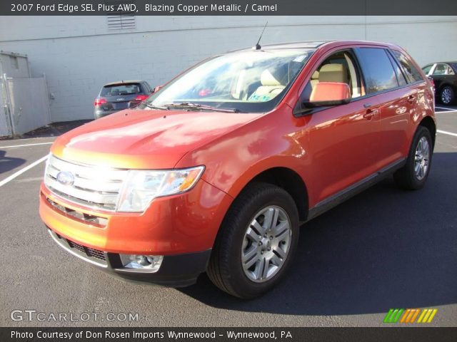 2007 Ford Edge SEL Plus AWD in Blazing Copper Metallic