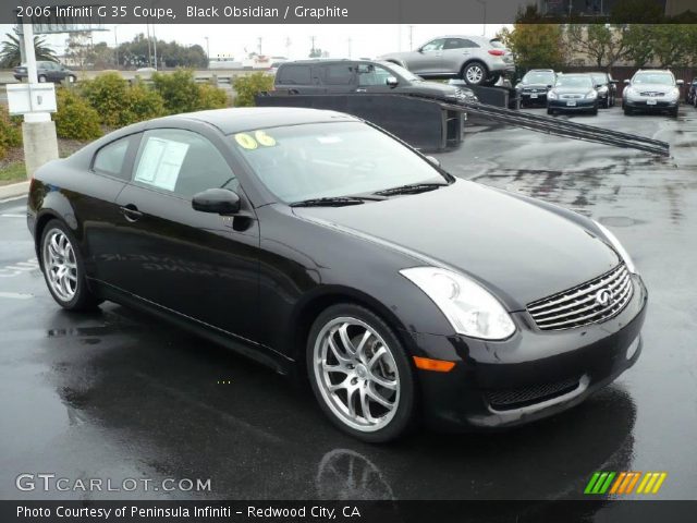 2006 Infiniti G 35 Coupe in Black Obsidian