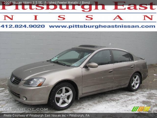 2006 Nissan Altima 3.5 SE in Polished Pewter Metallic