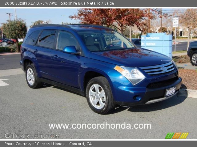 2008 Suzuki XL7 Luxury AWD in Sapphire Blue Metallic