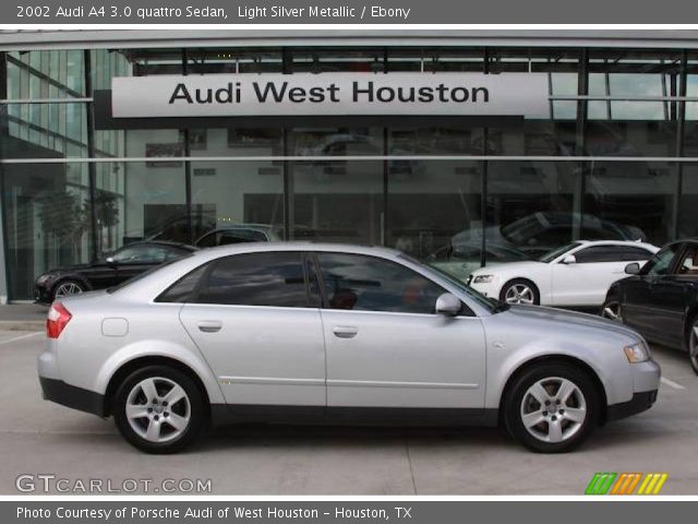 2002 Audi A4 3.0 quattro Sedan in Light Silver Metallic