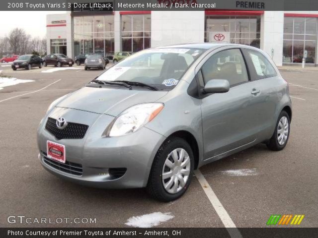 2008 Toyota Yaris S 3 Door Liftback in Meteorite Metallic