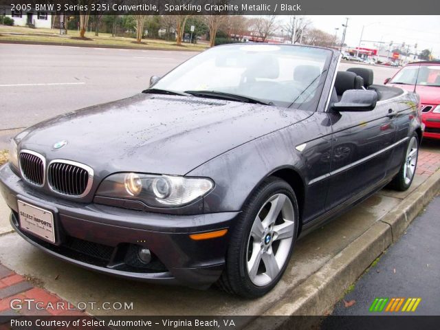 2005 BMW 3 Series 325i Convertible in Sparkling Graphite Metallic