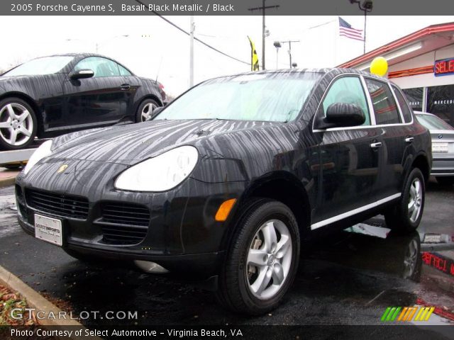2005 Porsche Cayenne S in Basalt Black Metallic