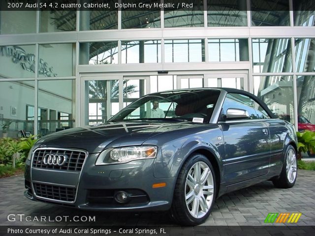 2007 Audi S4 4.2 quattro Cabriolet in Dolphin Grey Metallic