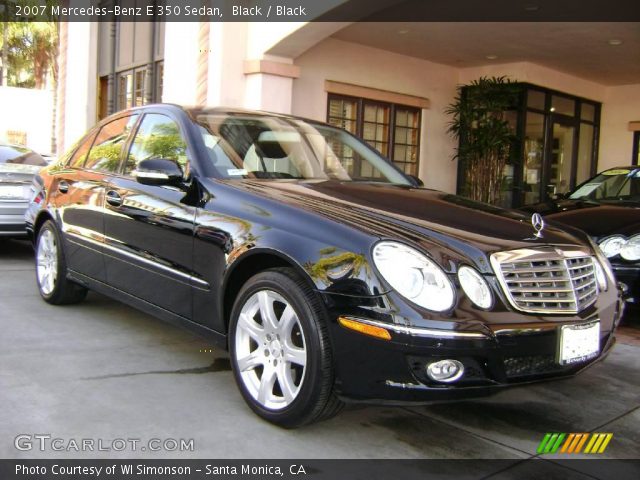 2007 Mercedes-Benz E 350 Sedan in Black