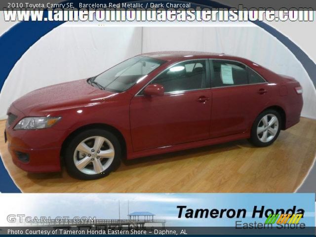 2010 Toyota Camry SE in Barcelona Red Metallic