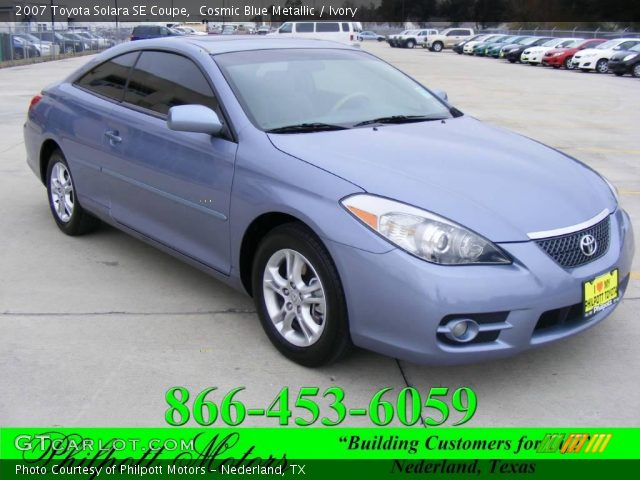 2007 Toyota Solara SE Coupe in Cosmic Blue Metallic