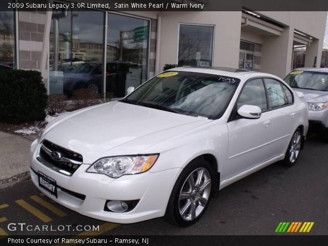 2009 Subaru Legacy 3.0R Limited in Satin White Pearl