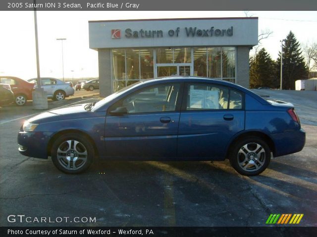2005 Saturn ION 3 Sedan in Pacific Blue