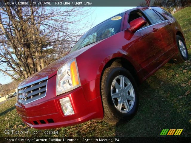 2004 Cadillac SRX V6 AWD in Red Line