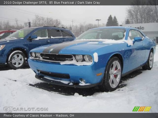 2010 Dodge Challenger SRT8 in B5 Blue Pearlcoat