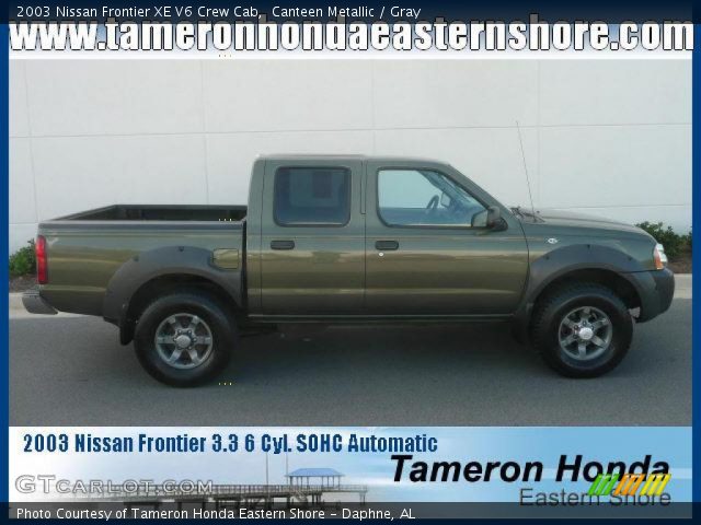 2003 Nissan Frontier XE V6 Crew Cab in Canteen Metallic
