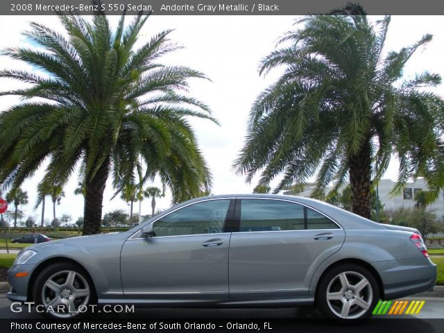 2008 Mercedes-Benz S 550 Sedan in Andorite Gray Metallic