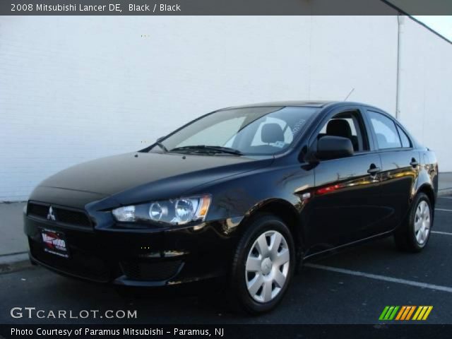 2008 Mitsubishi Lancer DE in Black