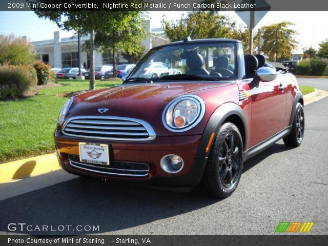 2009 Mini Cooper Convertible in Nightfire Red Metallic