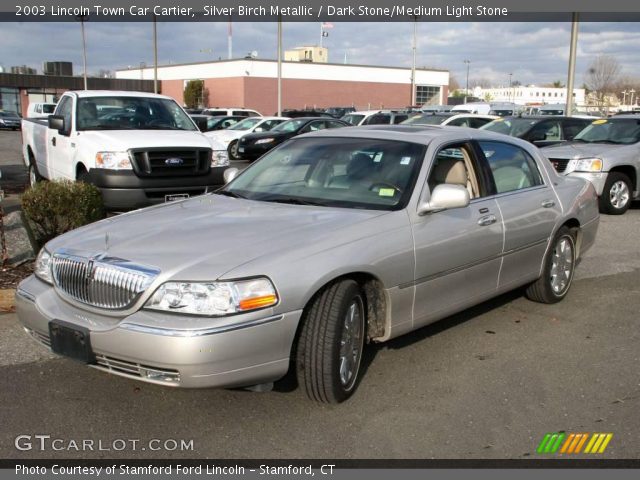2003 Lincoln Town Car Cartier in Silver Birch Metallic