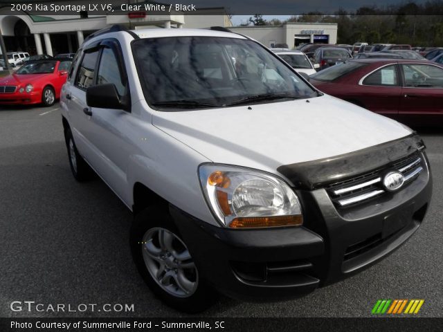 2006 Kia Sportage LX V6 in Clear White