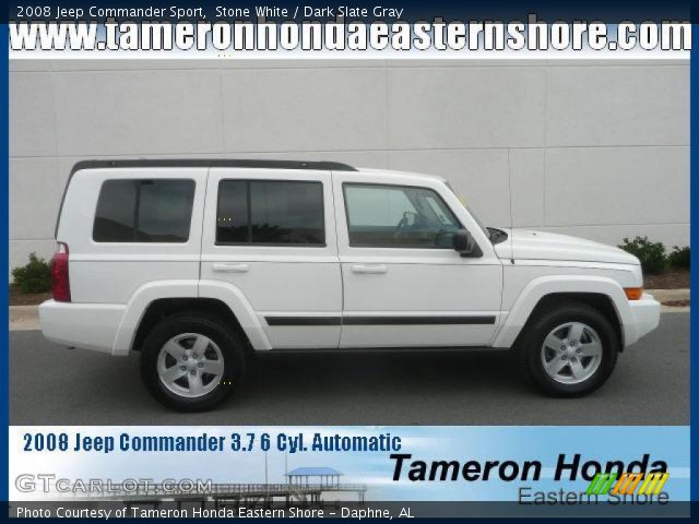 2008 Jeep Commander Sport in Stone White