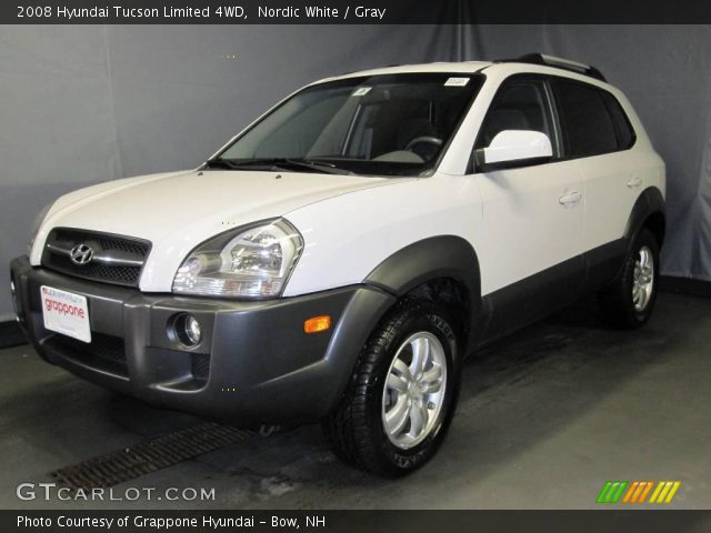 2008 Hyundai Tucson Limited 4WD in Nordic White