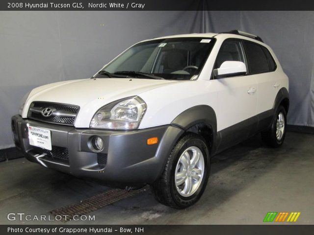 2008 Hyundai Tucson GLS in Nordic White