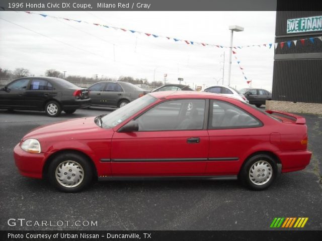 1996 Honda Civic DX Coupe in Milano Red