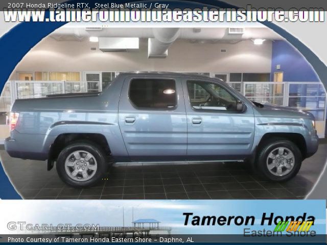 2007 Honda Ridgeline RTX in Steel Blue Metallic