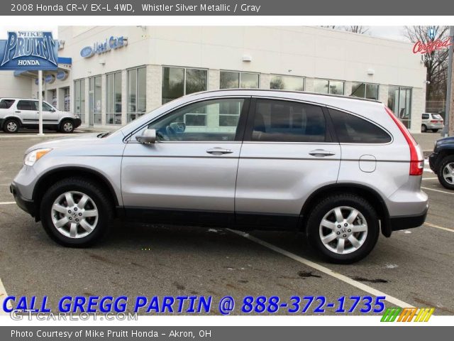 2008 Honda CR-V EX-L 4WD in Whistler Silver Metallic