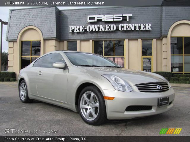 2006 Infiniti G 35 Coupe in Serengeti Sand Metallic