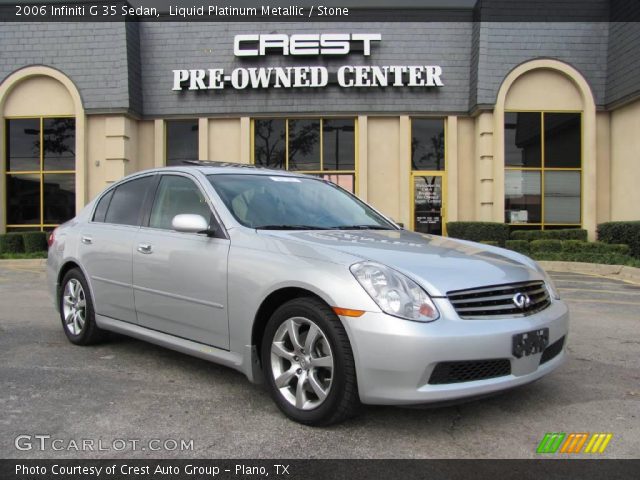 2006 Infiniti G 35 Sedan in Liquid Platinum Metallic